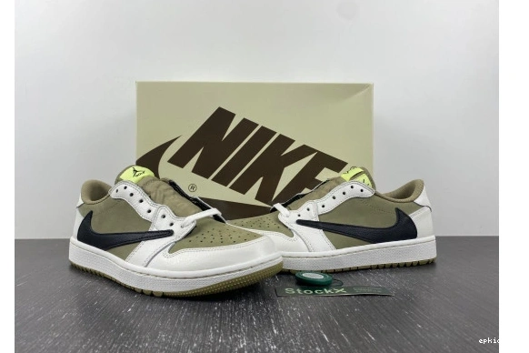 Rep EP Travis Neutral Low 1 Golf Jordan Scott Retro Olive FZ3124-200 0519